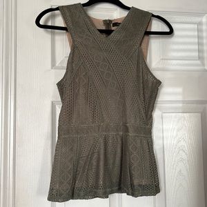 Green dress tank